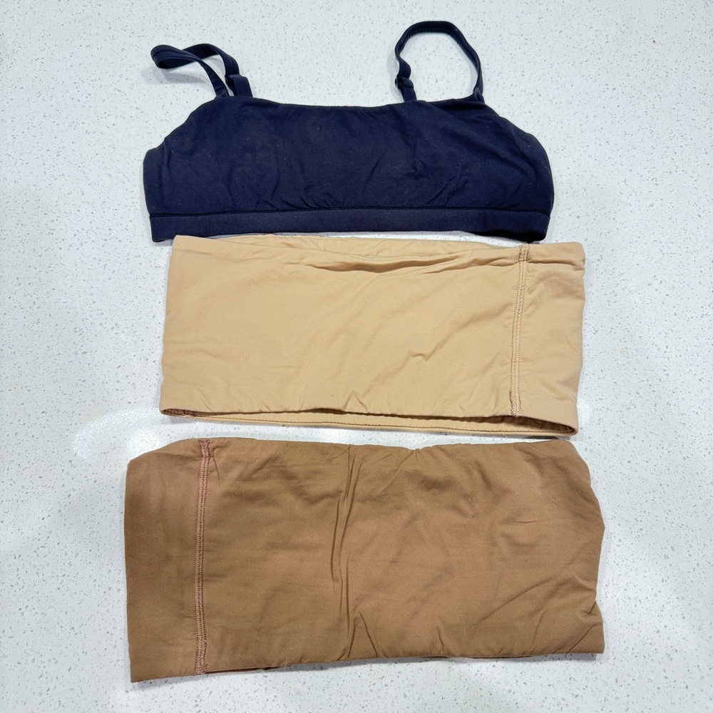 SKIMS bandeau and bra set of 3